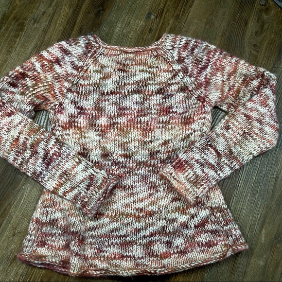 Anthropologie SLEEPING ON SNOW Cardigan Marled Chunky Sweater Tweed Wool SZ M - Picture 9 of 11